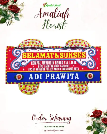 Papan Bunga Ucapan Selamat Mororejo